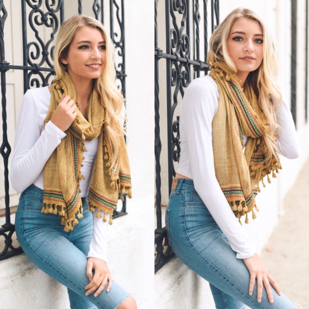 Bohemian Multi Color Scarf